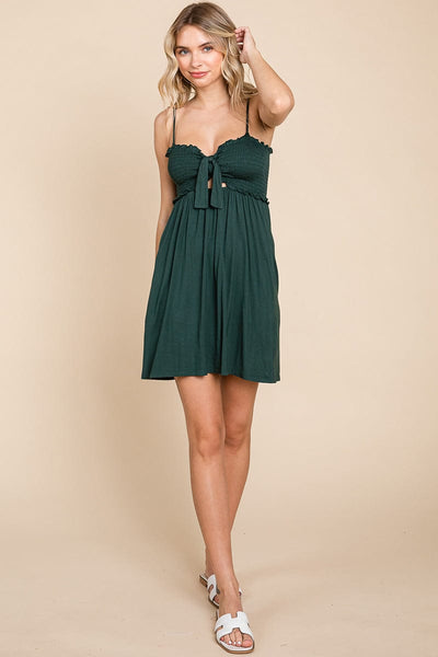 Tie Knot Bust Mini Dress