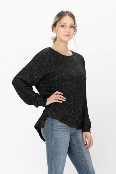 Casual Long Sleeve Round Neck T Shirts Blouses Sweatshirts Tops