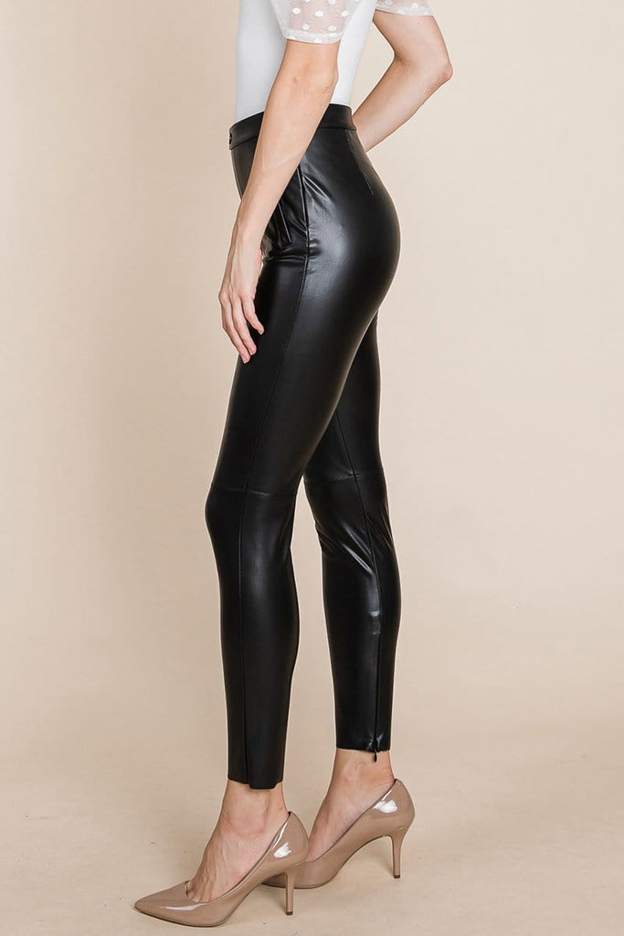 RD STYLE Faux Leather Legging